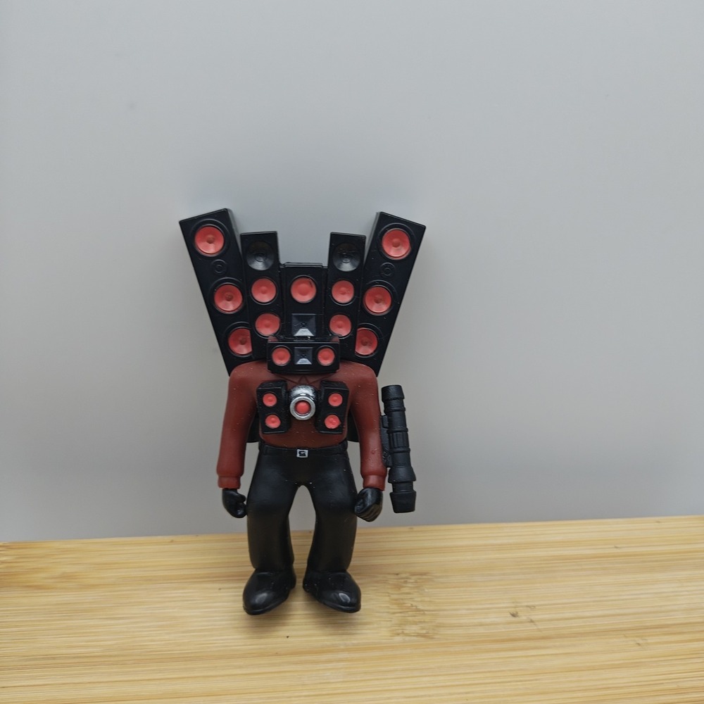 Skibidi Toilet Titan Speaker Man Action Figure 3 1/2" Tall